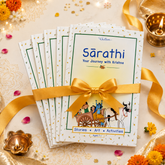 Sarathi Pack of 5 | Return Gift | Interactive Activity Book on Lord Krishna | 7+ Years