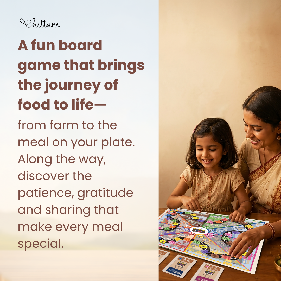 Bhojan Express | A Joyful Board Game That Helps Children Explore And Appreciate The Journey Of Food From Bhoomi To Belly | 4–10 Years