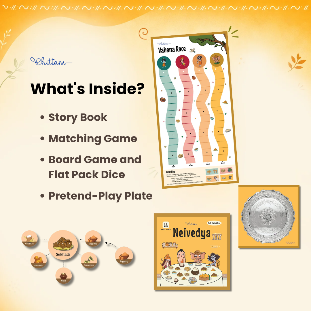 Neivedya Activity And Game Kit | Fun Activity And Game Kit For Toddlers | 2-6 Years