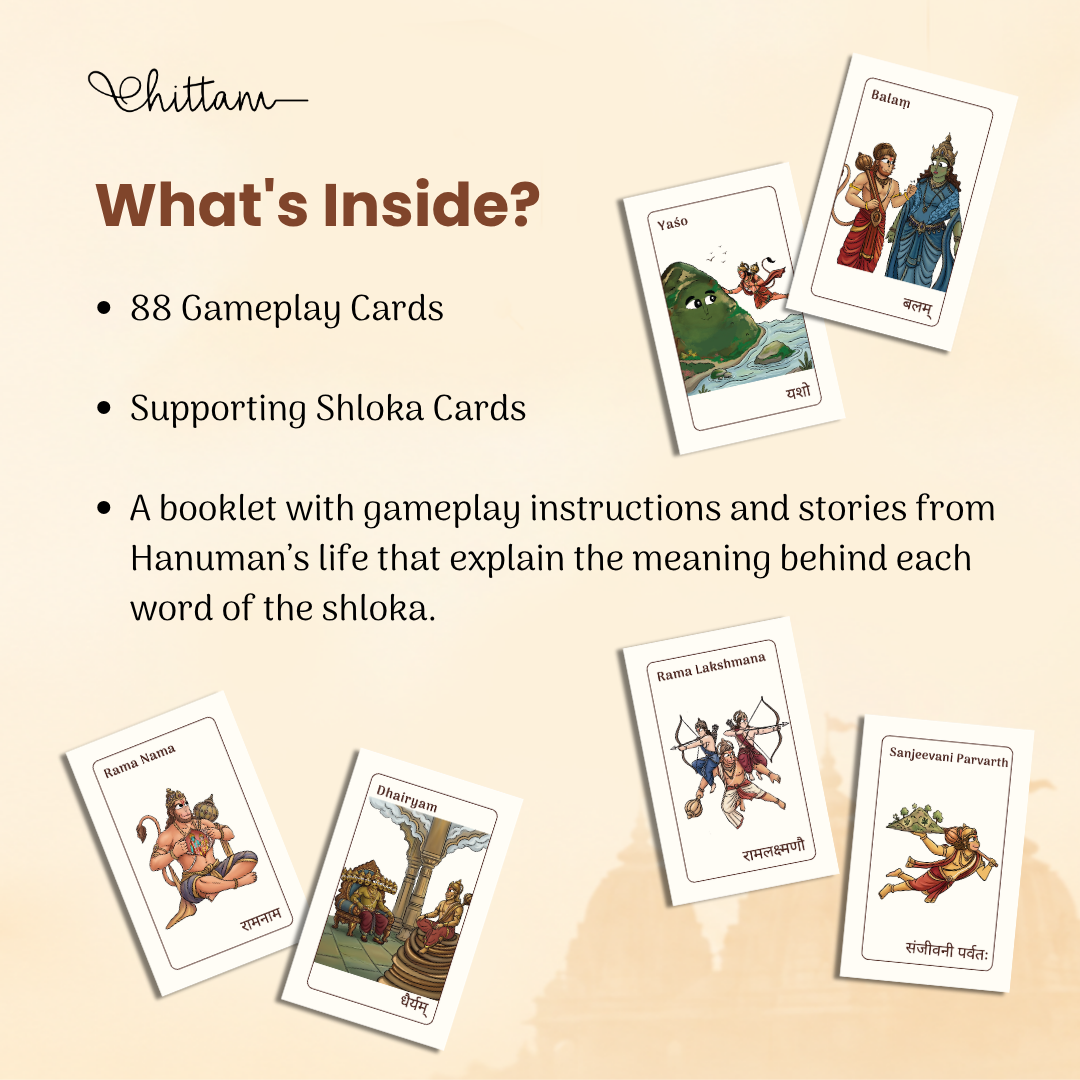Mantram - Hanuman | An Interactive Card Game That Makes Mantra Japa Fun | 7+ Years
