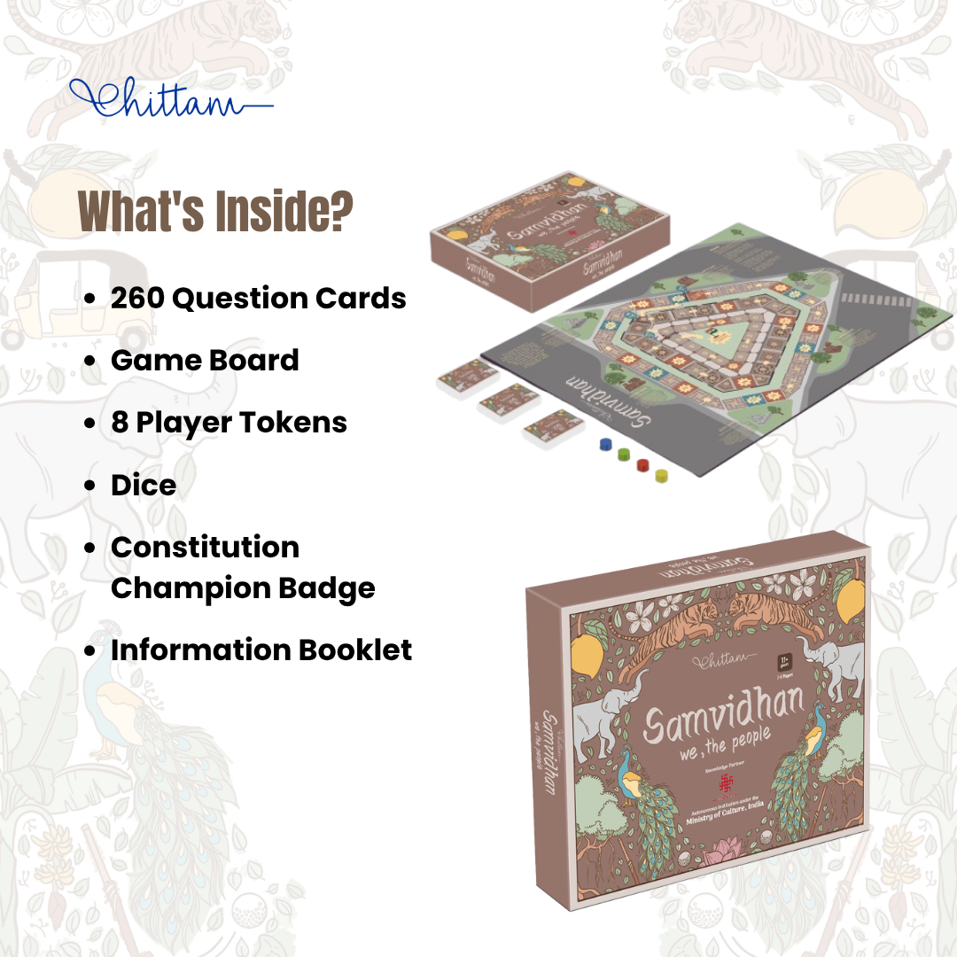 Samvidhan - English |  A Board Game On Our Indian Constitution | 11+ Years