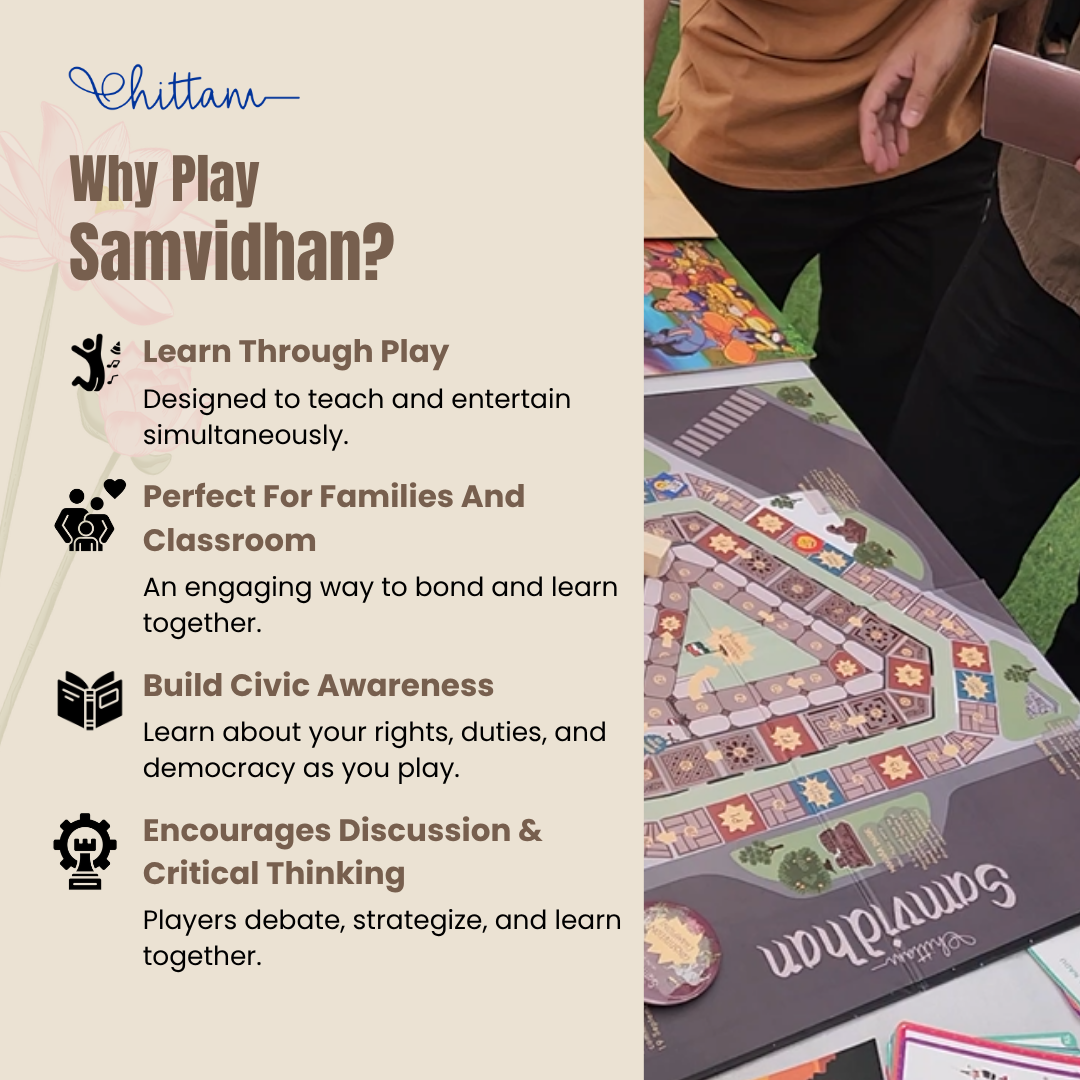 Samvidhan - English |  A Board Game On Our Indian Constitution | 11+ Years