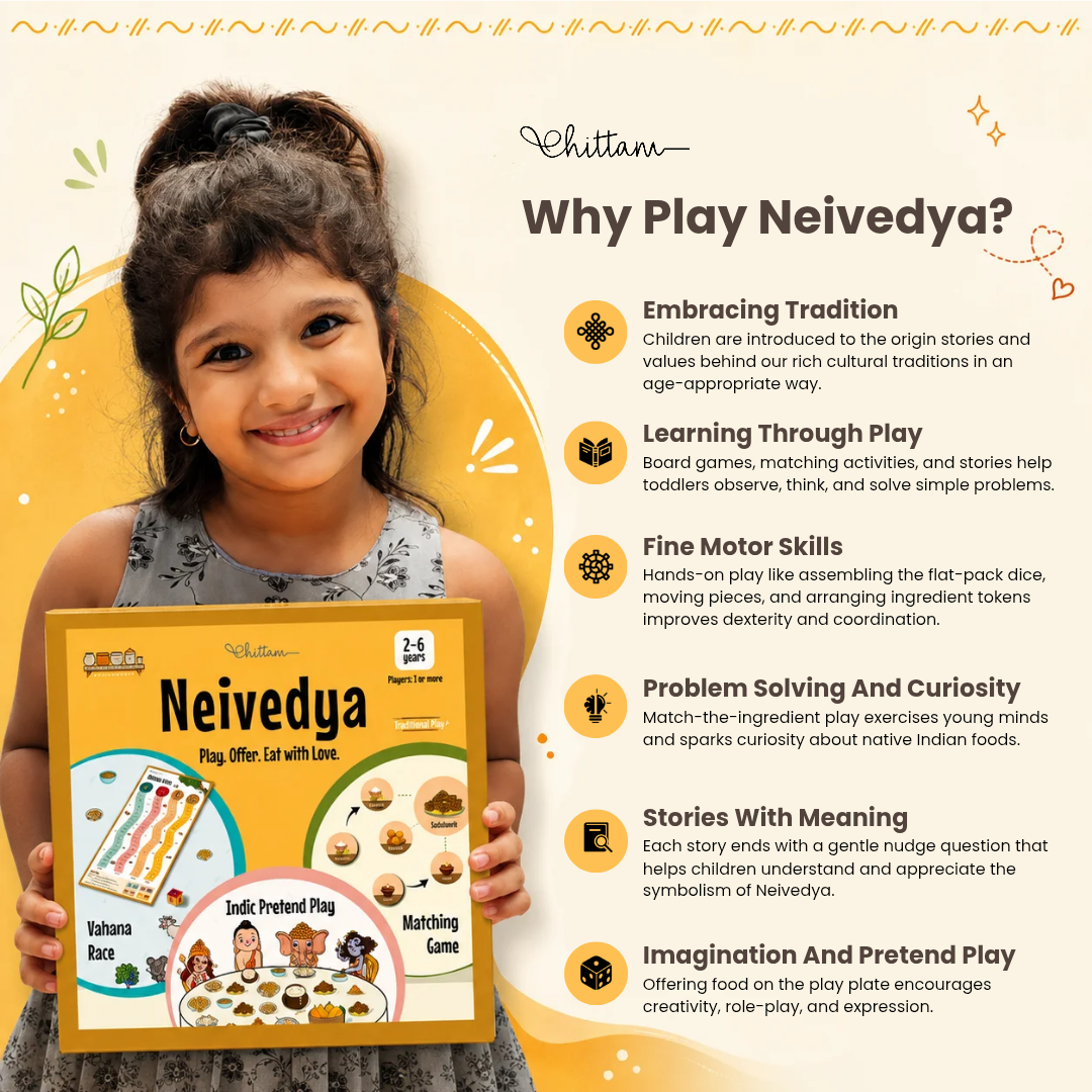 Neivedya Activity And Game Kit | Fun Activity And Game Kit For Toddlers | 2-6 Years