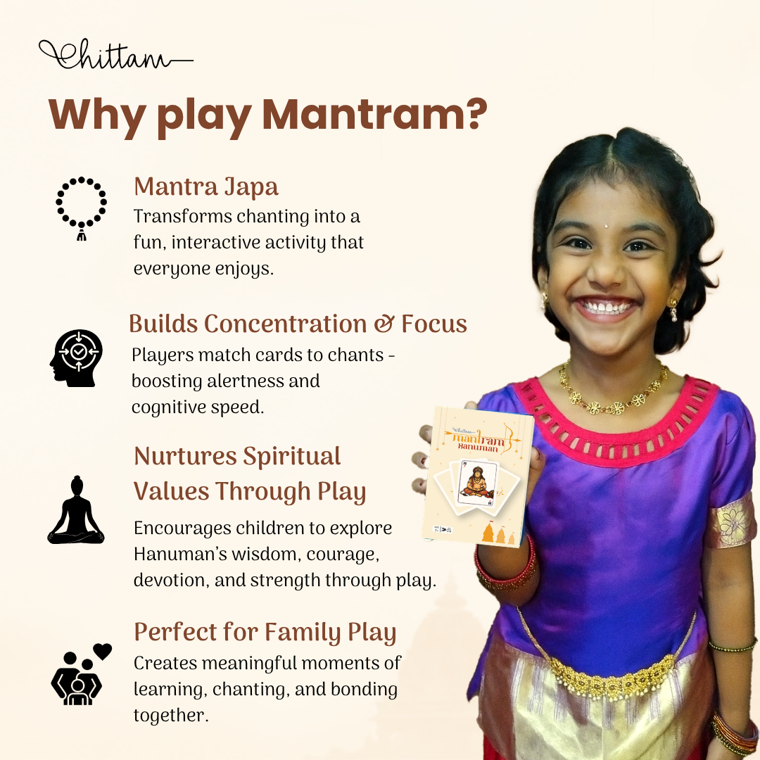 Mantram - Hanuman | An Interactive Card Game That Makes Mantra Japa Fun | 7+ Years
