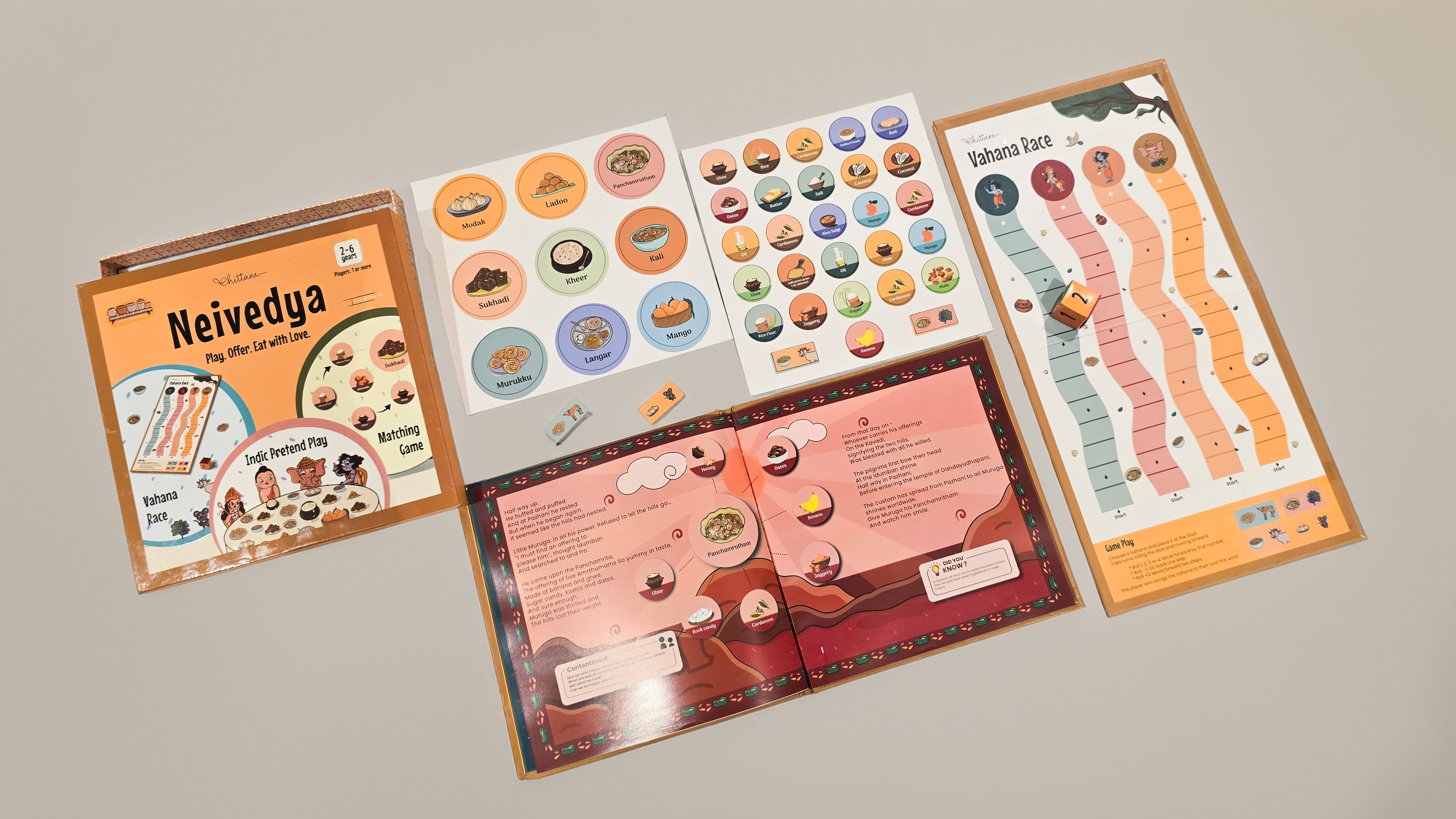Neivedya Activity And Game Kit | Fun Activity And Game Kit For Toddlers | 2-6 Years