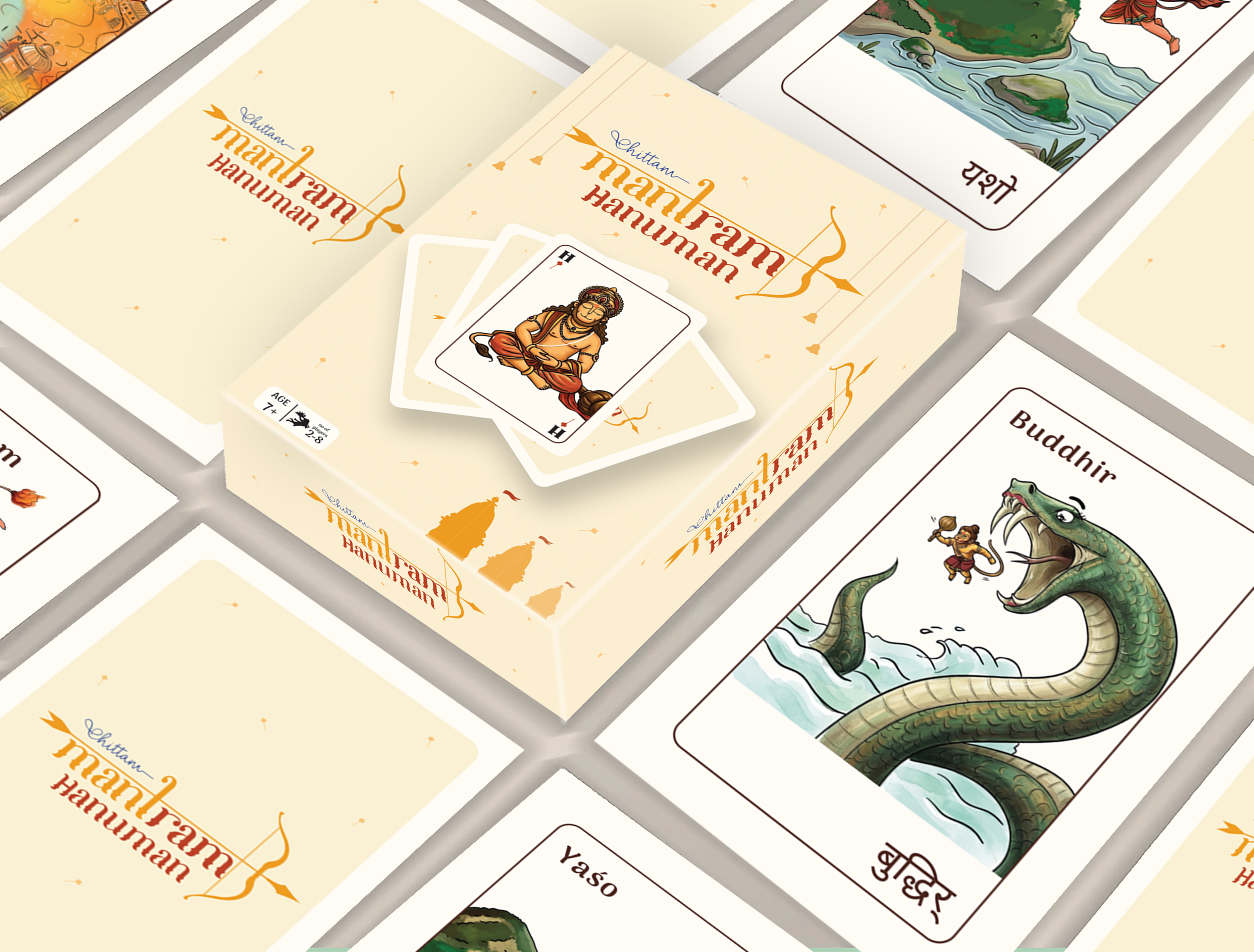 Mantram Combo - Ram and Hanuman |  An Interactive Card Game That Makes Mantra Japa Fun | 7+ Years