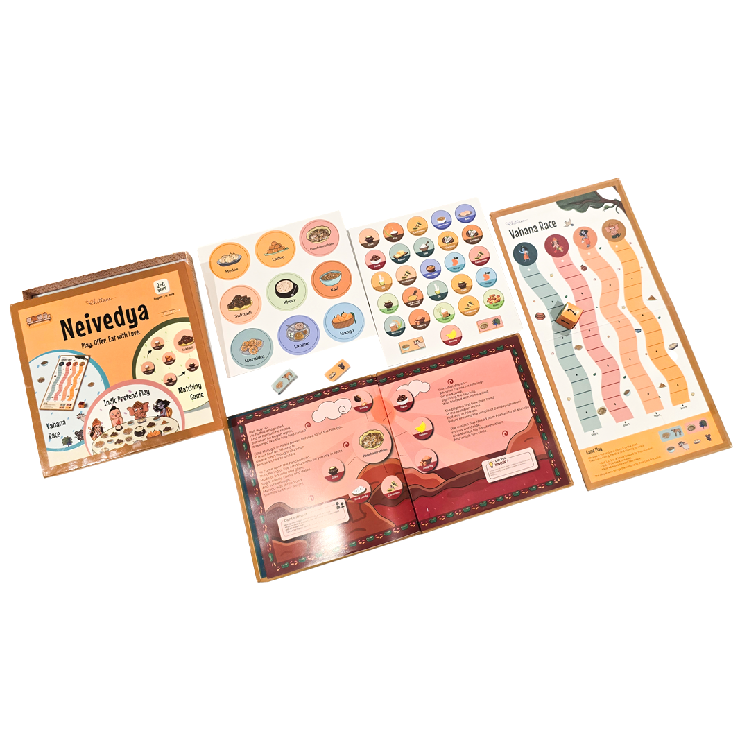 Toddler Discovery Pack | Bundle | 2-6 Years | Combo of Neivedya Activity And Game Kit, This Is The Way We Eat, This Is The Way We Dance, Thaka Dhimi Tha
