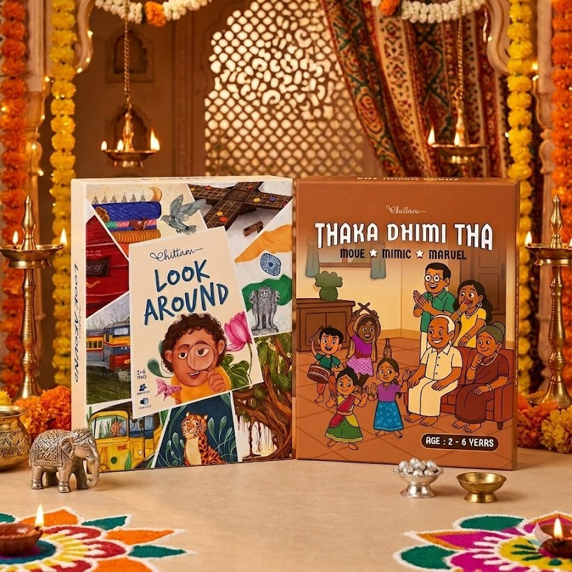 Little India Explorers Kit | Bundle | 2-6 Years |  Combo of LookAround And Thaka Dhimi Tha