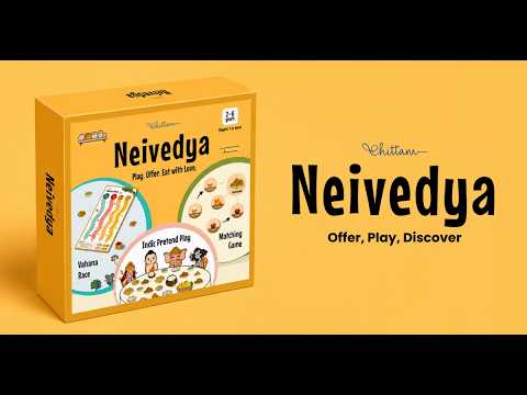 Neivedya Activity And Game Kit | Fun Activity And Game Kit For Toddlers | 2-6 Years
